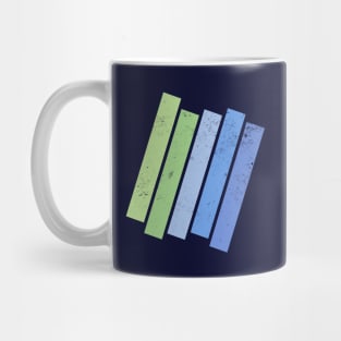 Northern Lights Stripes Vintage Mug